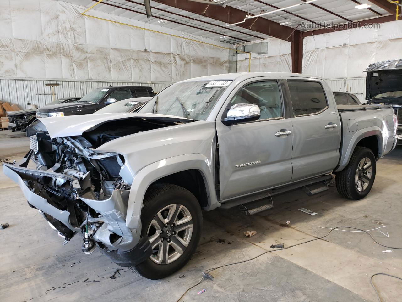 2019 Toyota Tacoma Double Cab Gray vin: 3TMGZ5AN4KM274751