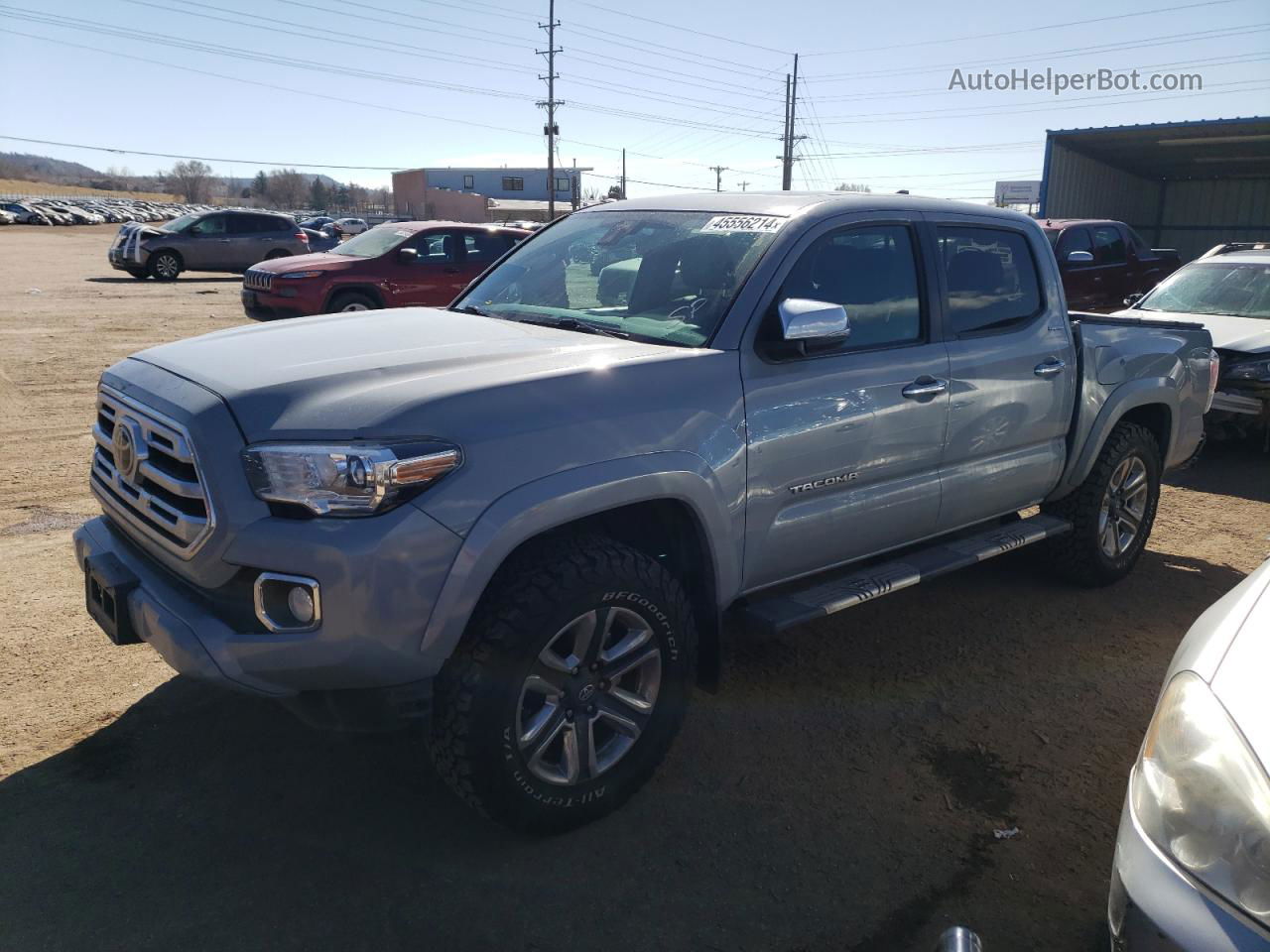 2019 Toyota Tacoma Double Cab Gray vin: 3TMGZ5AN7KM250931