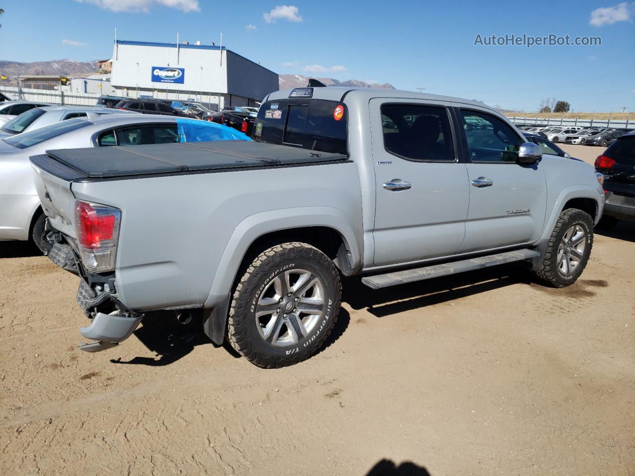 2019 Toyota Tacoma Double Cab Gray vin: 3TMGZ5AN7KM250931