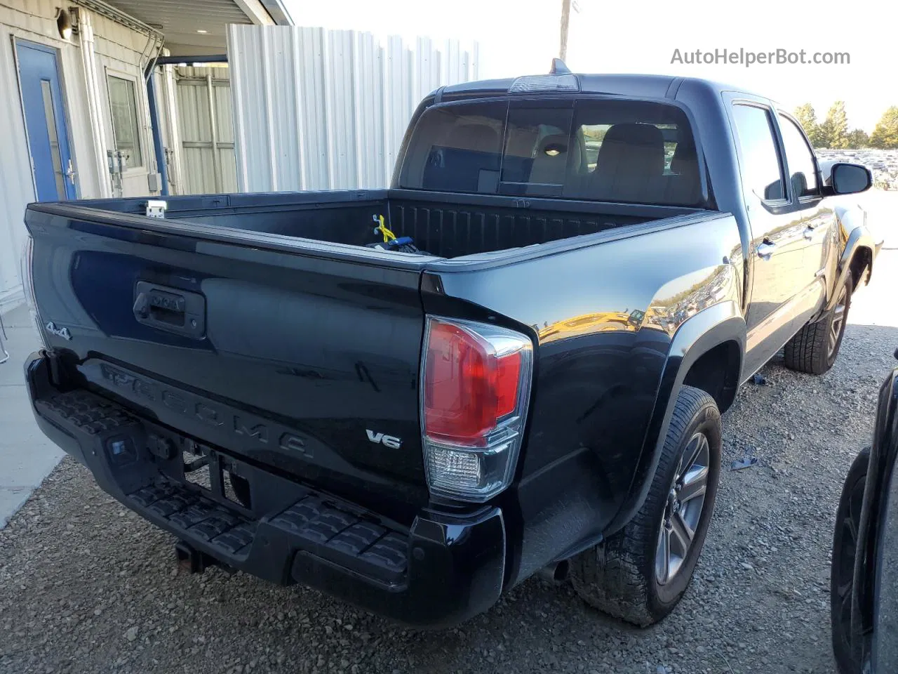 2017 Toyota Tacoma Double Cab Black vin: 3TMGZ5AN8HM049130