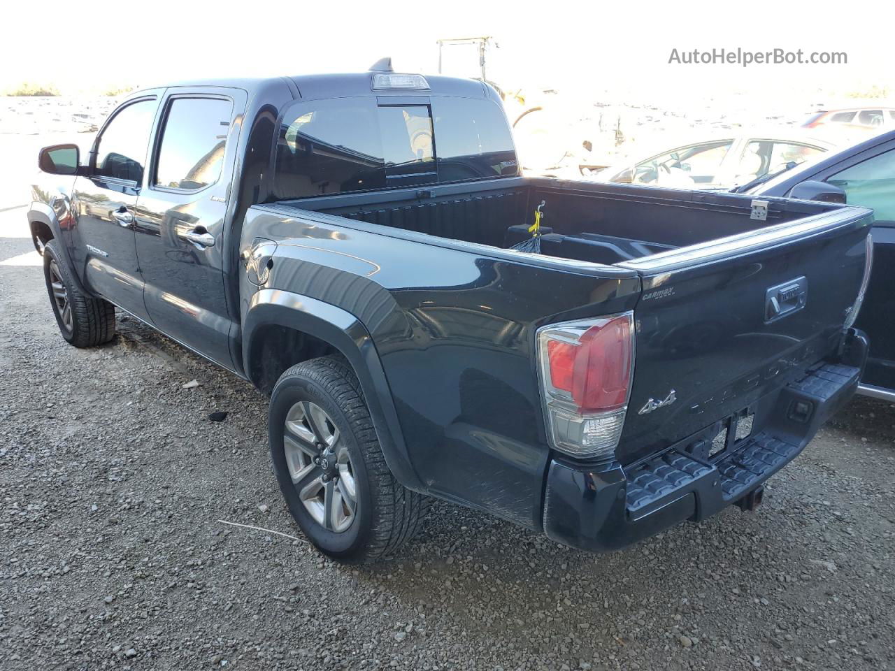 2017 Toyota Tacoma Double Cab Black vin: 3TMGZ5AN8HM049130