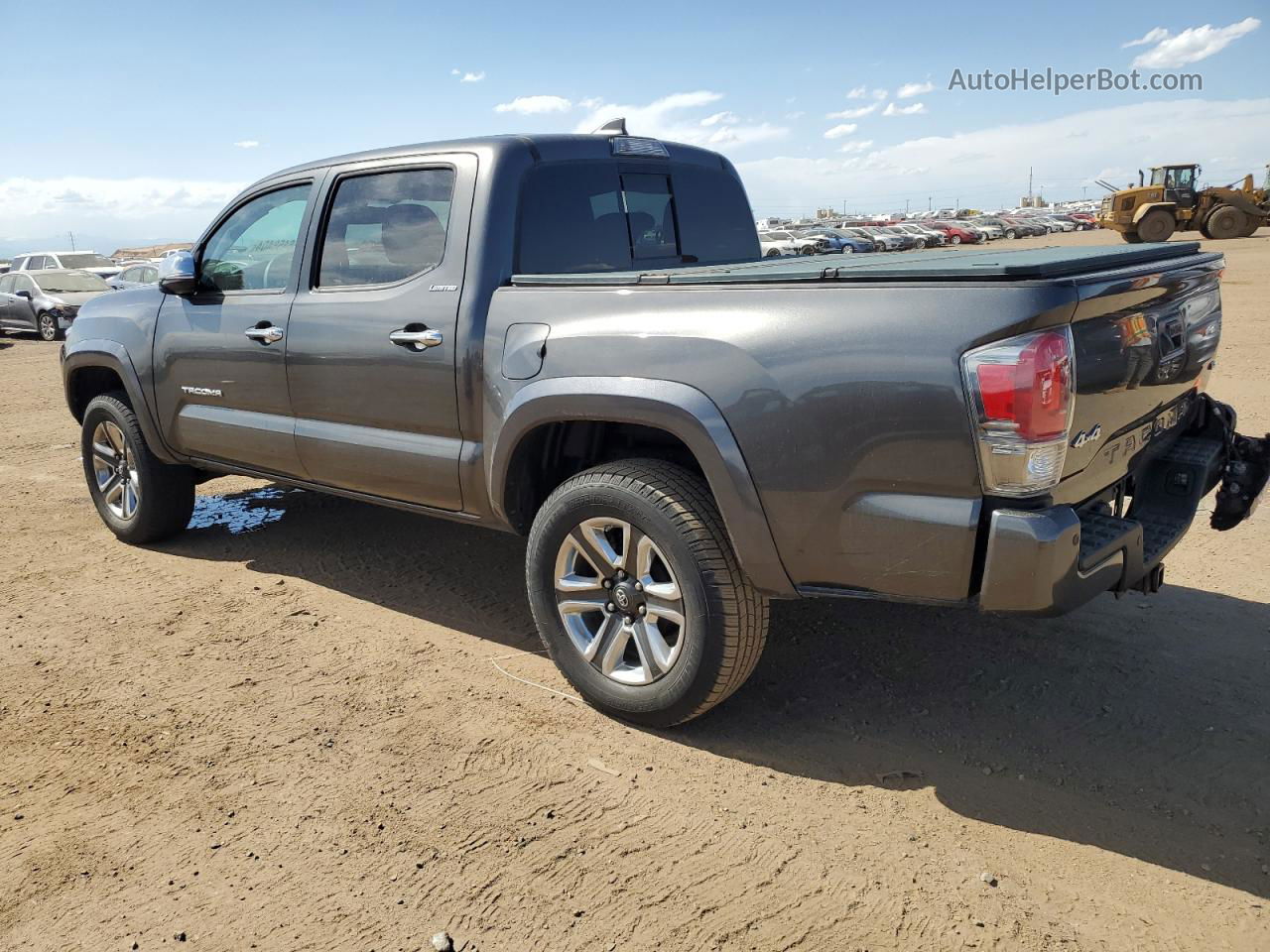 2017 Toyota Tacoma Double Cab Gray vin: 3TMGZ5AN9HM076692