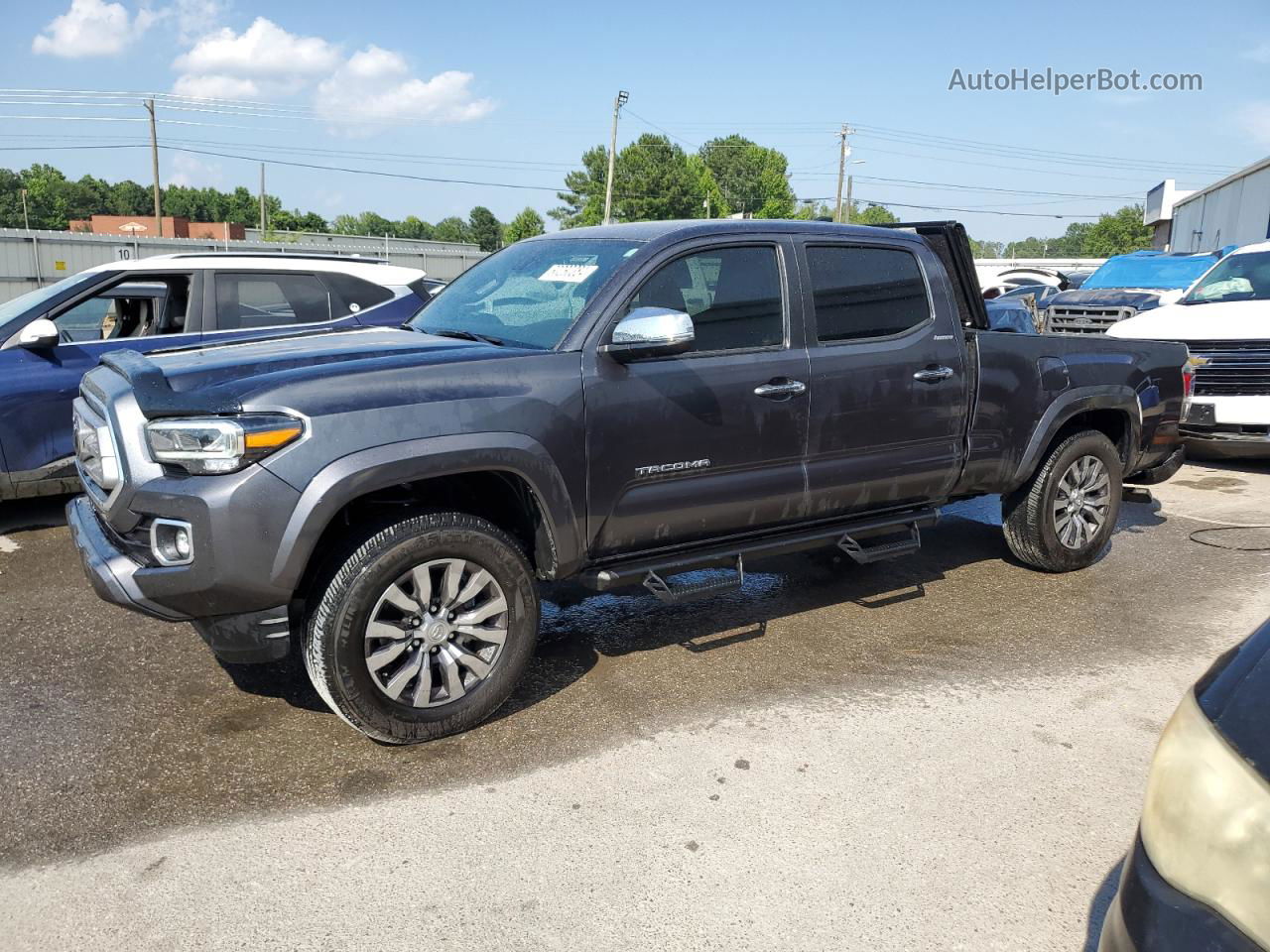 2021 Toyota Tacoma Double Cab Gray vin: 3TMHZ5BN6MM115803