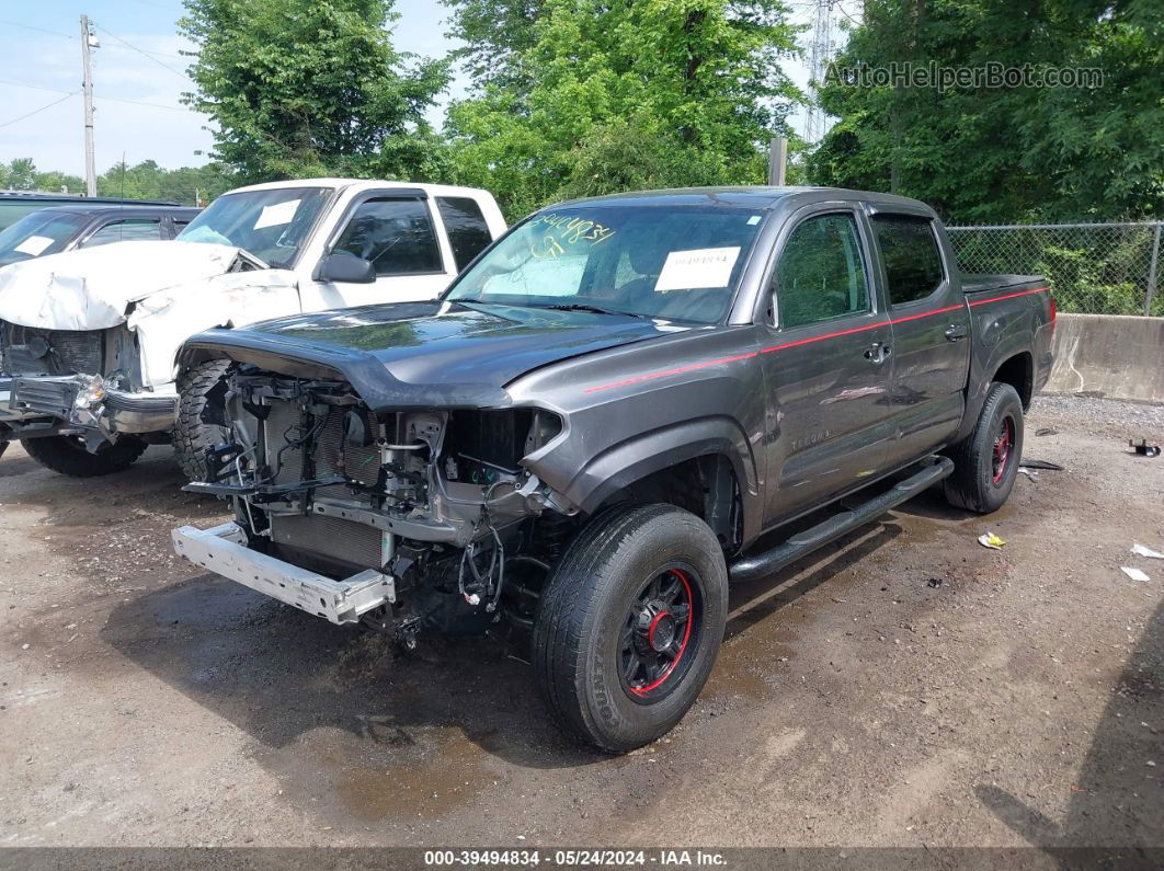 2021 Toyota Tacoma Sr Черный vin: 3TYAX5GN1MT014933