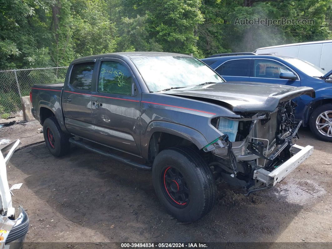 2021 Toyota Tacoma Sr Black vin: 3TYAX5GN1MT014933