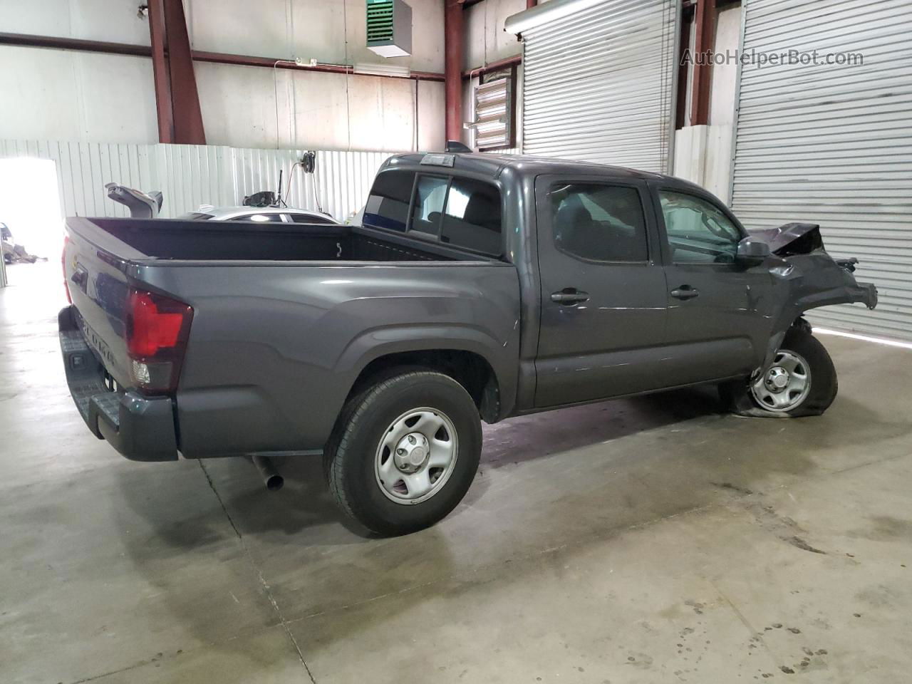 2021 Toyota Tacoma Double Cab Gray vin: 3TYAX5GN4MT020368