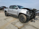 2021 Toyota Tacoma Double Cab Silver vin: 3TYAX5GN5MT017849
