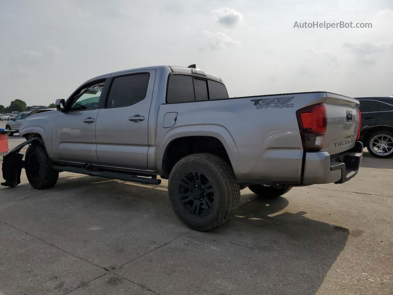 2021 Toyota Tacoma Double Cab Серебряный vin: 3TYAX5GN5MT017849