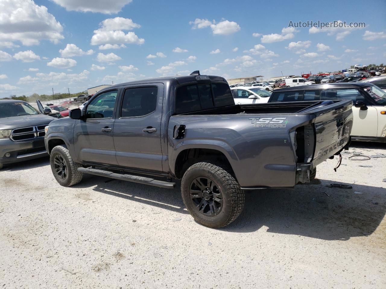 2021 Toyota Tacoma Double Cab Серый vin: 3TYAX5GN8MT020874