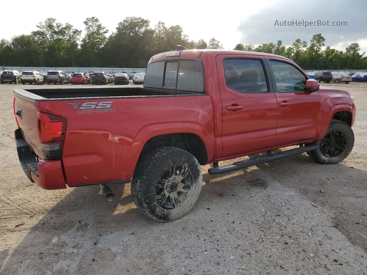 2021 Toyota Tacoma Double Cab Red vin: 3TYAX5GNXMT030550