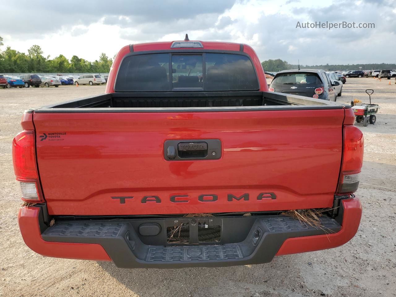 2021 Toyota Tacoma Double Cab Red vin: 3TYAX5GNXMT030550