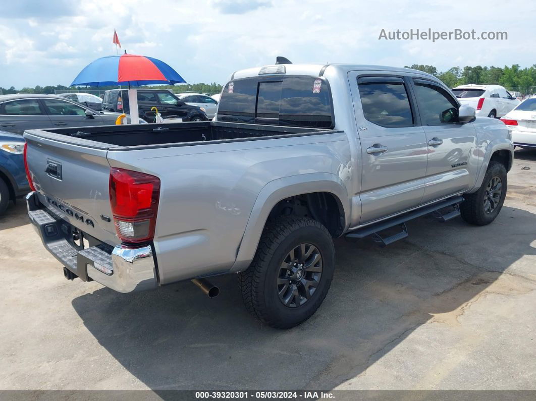 2021 Toyota Tacoma Sr5 V6 Silver vin: 3TYAZ5CN0MT003602