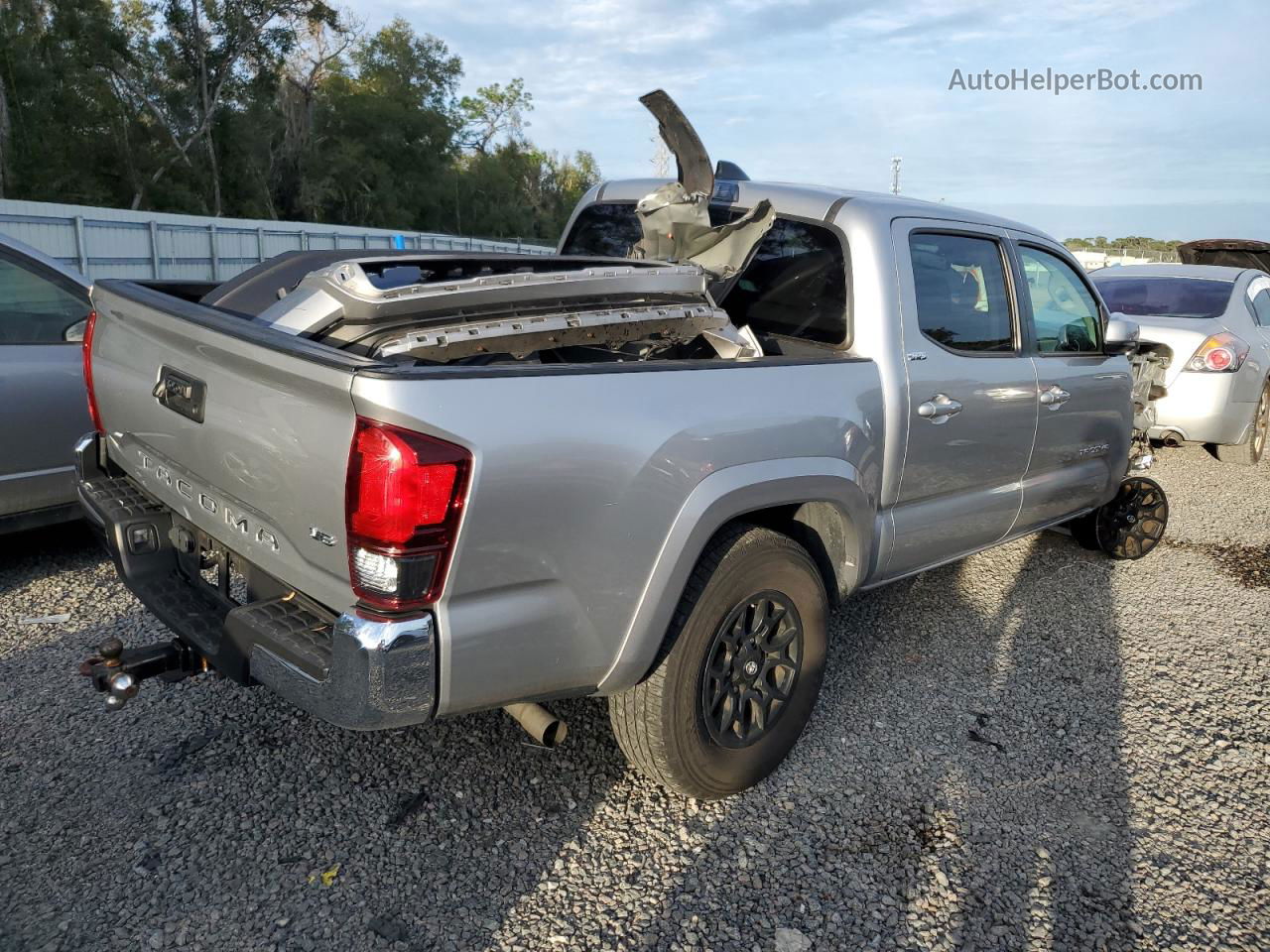 2021 Toyota Tacoma Double Cab Gray vin: 3TYAZ5CN2MT003021