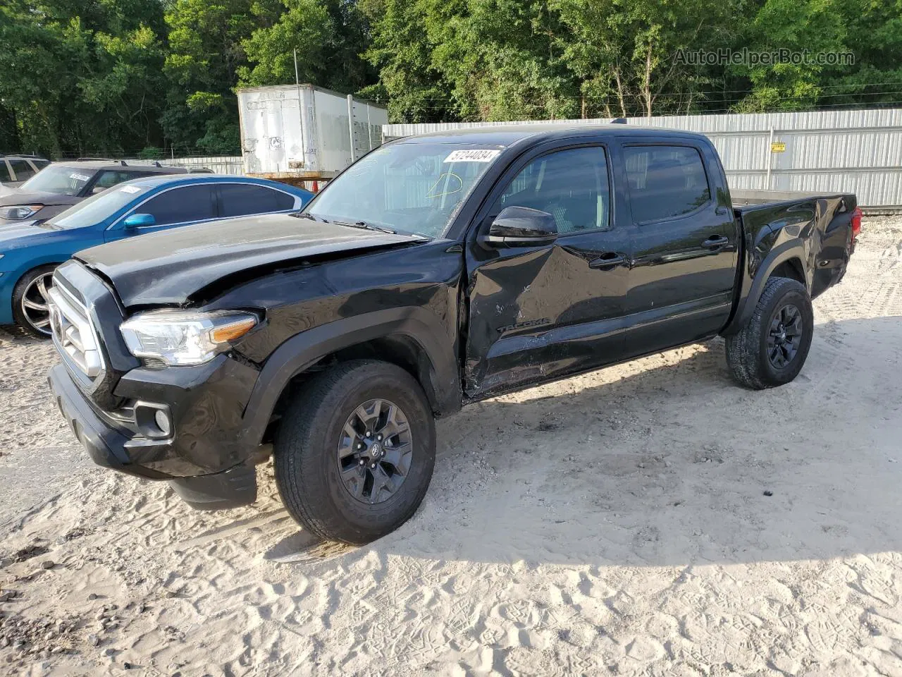 2021 Toyota Tacoma Double Cab Black vin: 3TYAZ5CN3MT011743