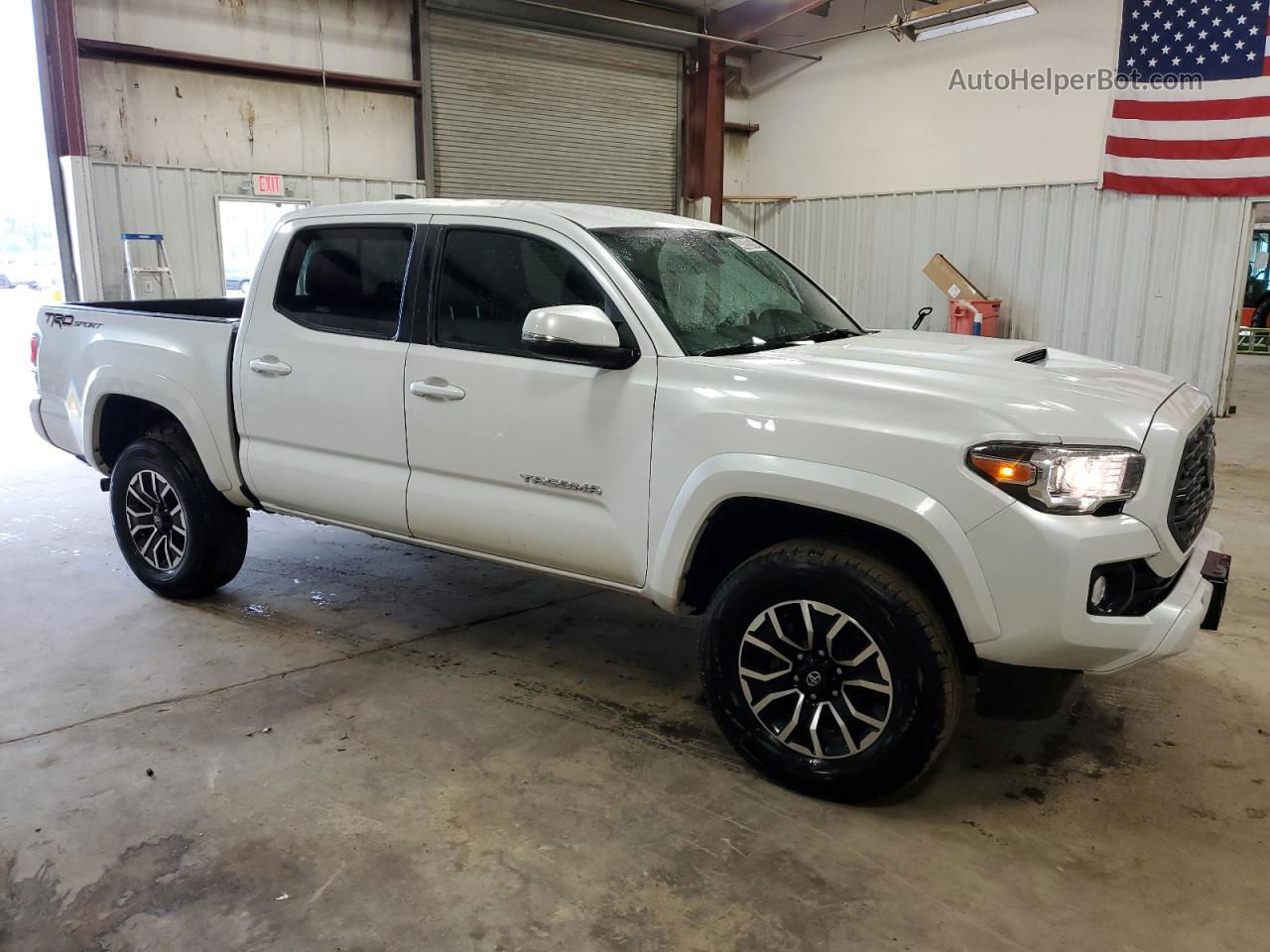 2021 Toyota Tacoma Double Cab White vin: 3TYAZ5CN5MT006303