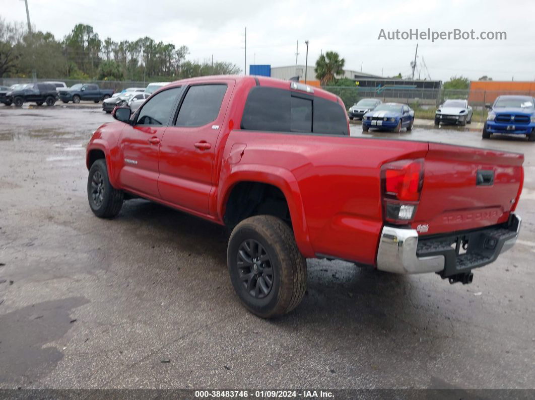 2021 Toyota Tacoma Sr5 V6 Red vin: 3TYAZ5CN7MT003905