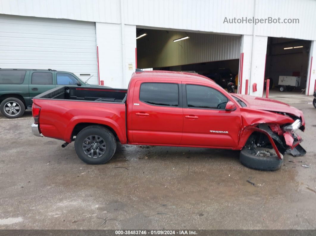 2021 Toyota Tacoma Sr5 V6 Red vin: 3TYAZ5CN7MT003905