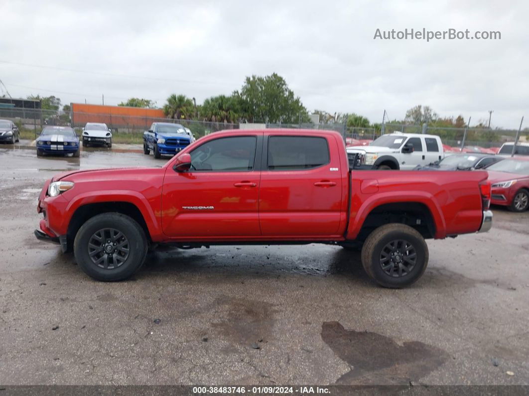 2021 Toyota Tacoma Sr5 V6 Red vin: 3TYAZ5CN7MT003905