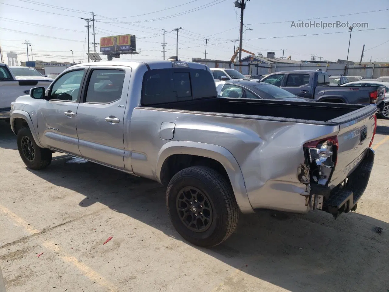 2021 Toyota Tacoma Double Cab Серебряный vin: 3TYBZ5DNXMT000693