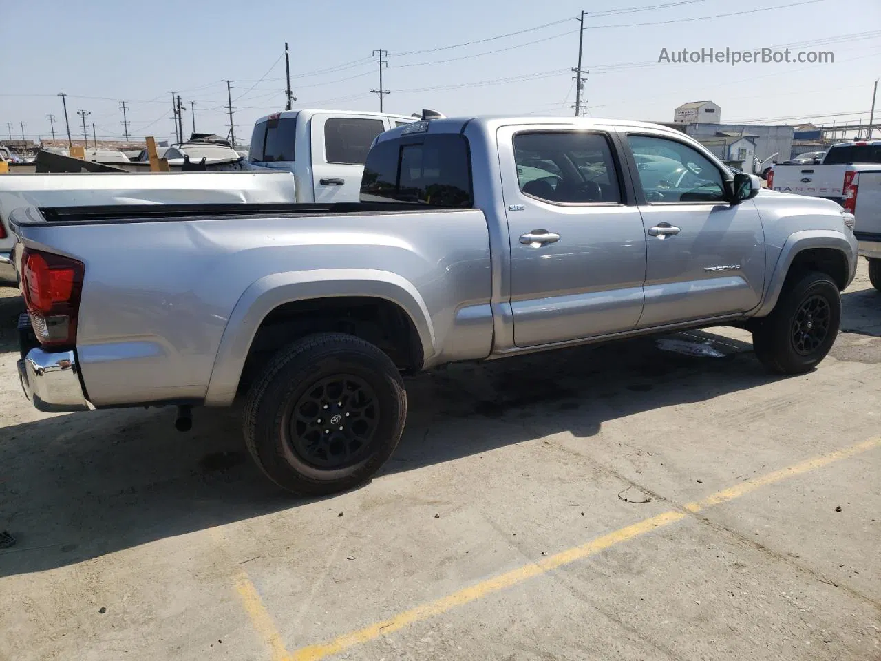 2021 Toyota Tacoma Double Cab Silver vin: 3TYBZ5DNXMT000693