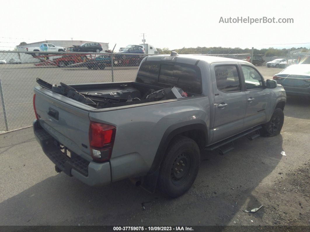 2021 Toyota Tacoma Sr5 V6 Gray vin: 3TYCZ5AN0MT012795