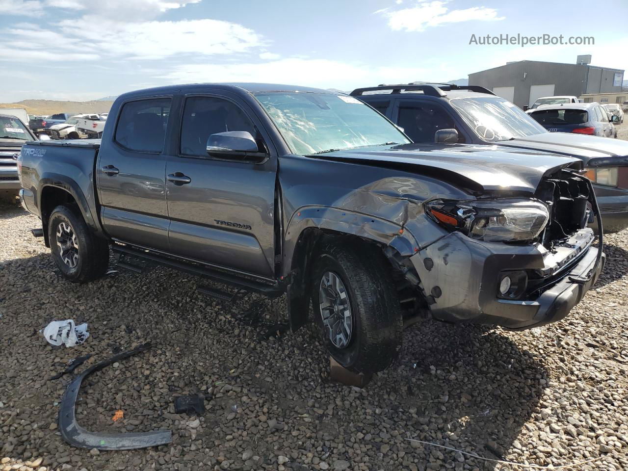 2021 Toyota Tacoma Double Cab Угольный vin: 3TYCZ5AN0MT017740