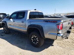 2020 Toyota Tacoma Double Cab Серебряный vin: 3TYCZ5AN1LT003702