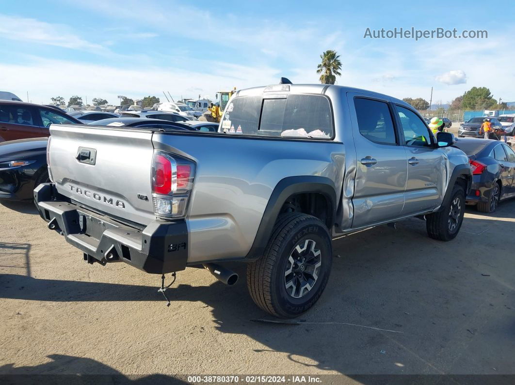 2021 Toyota Tacoma Trd Off-road Silver vin: 3TYCZ5AN1MT009887