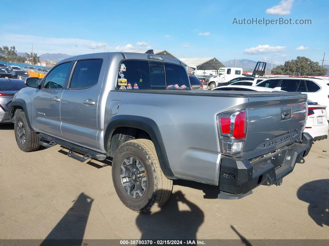 2021 Toyota Tacoma Trd Off-road Silver vin: 3TYCZ5AN1MT009887