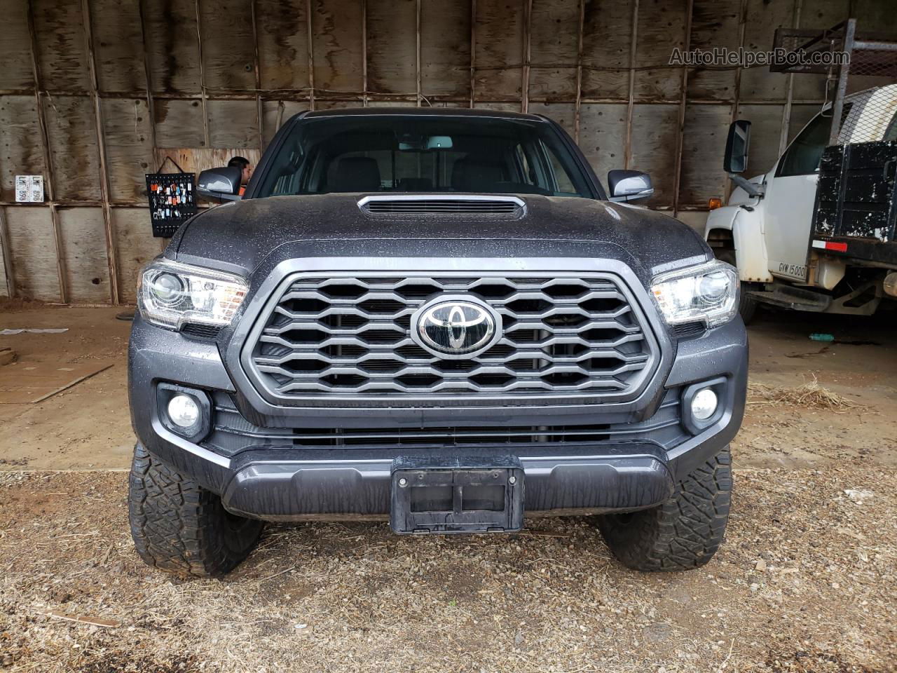 2021 Toyota Tacoma Double Cab Gray vin: 3TYCZ5AN1MT019934