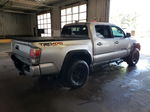 2021 Toyota Tacoma Double Cab Silver vin: 3TYCZ5AN1MT020100