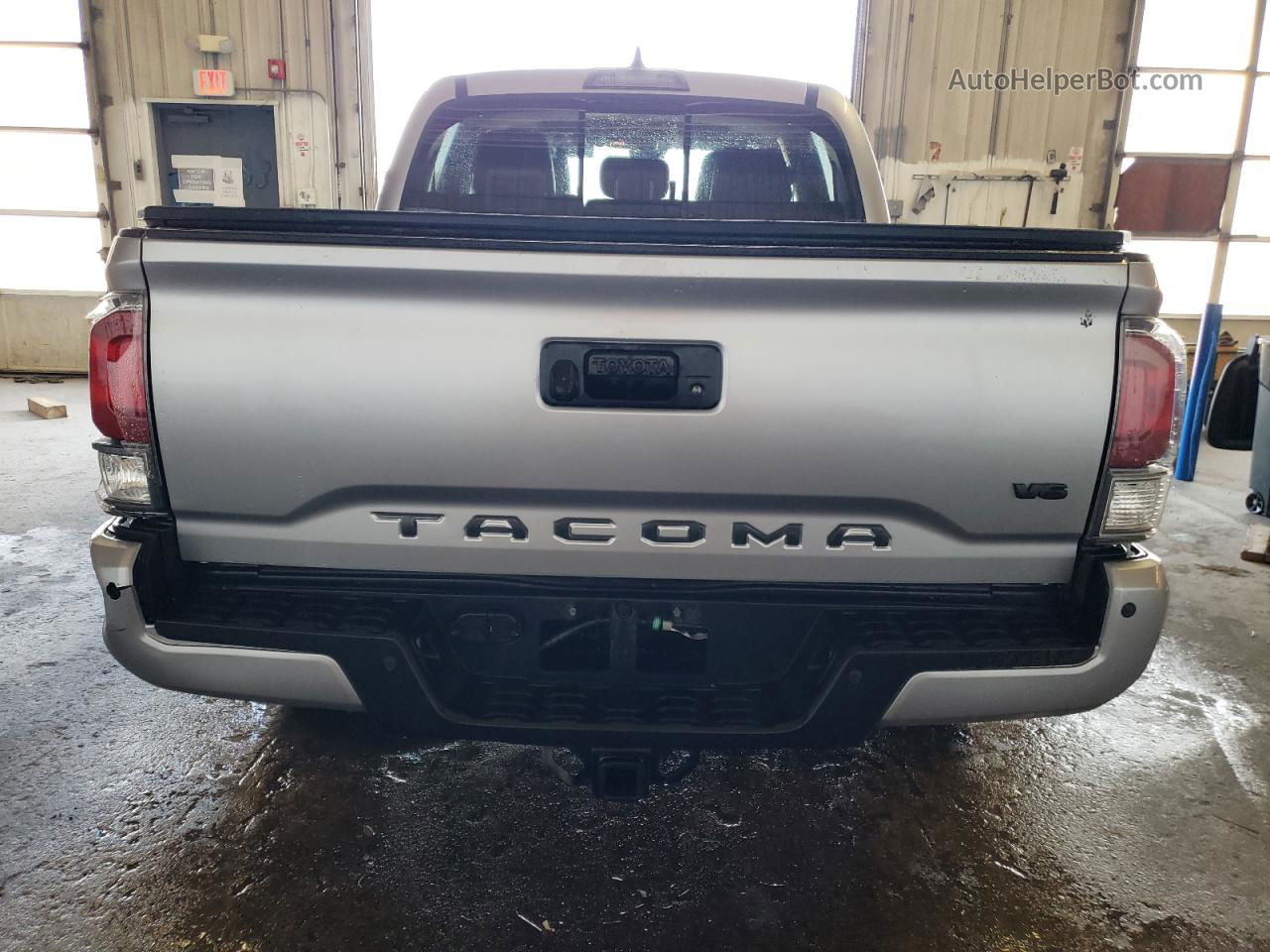 2021 Toyota Tacoma Double Cab Серебряный vin: 3TYCZ5AN1MT020100