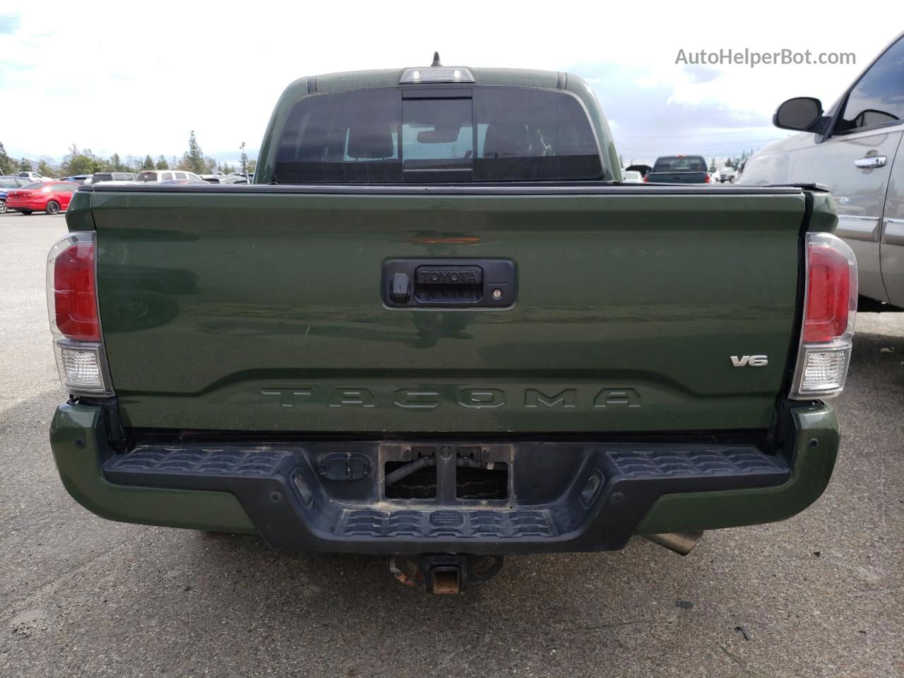 2021 Toyota Tacoma Double Cab Green vin: 3TYCZ5AN1MT023272