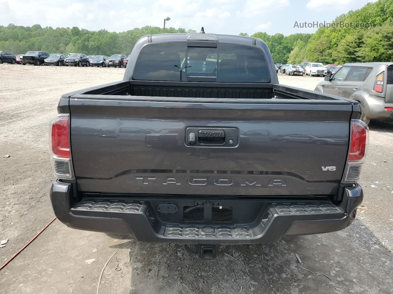 2021 Toyota Tacoma Double Cab Gray vin: 3TYCZ5AN1MT039827