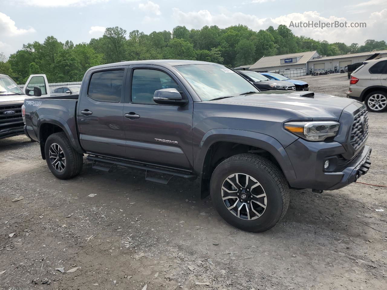 2021 Toyota Tacoma Double Cab Gray vin: 3TYCZ5AN1MT039827