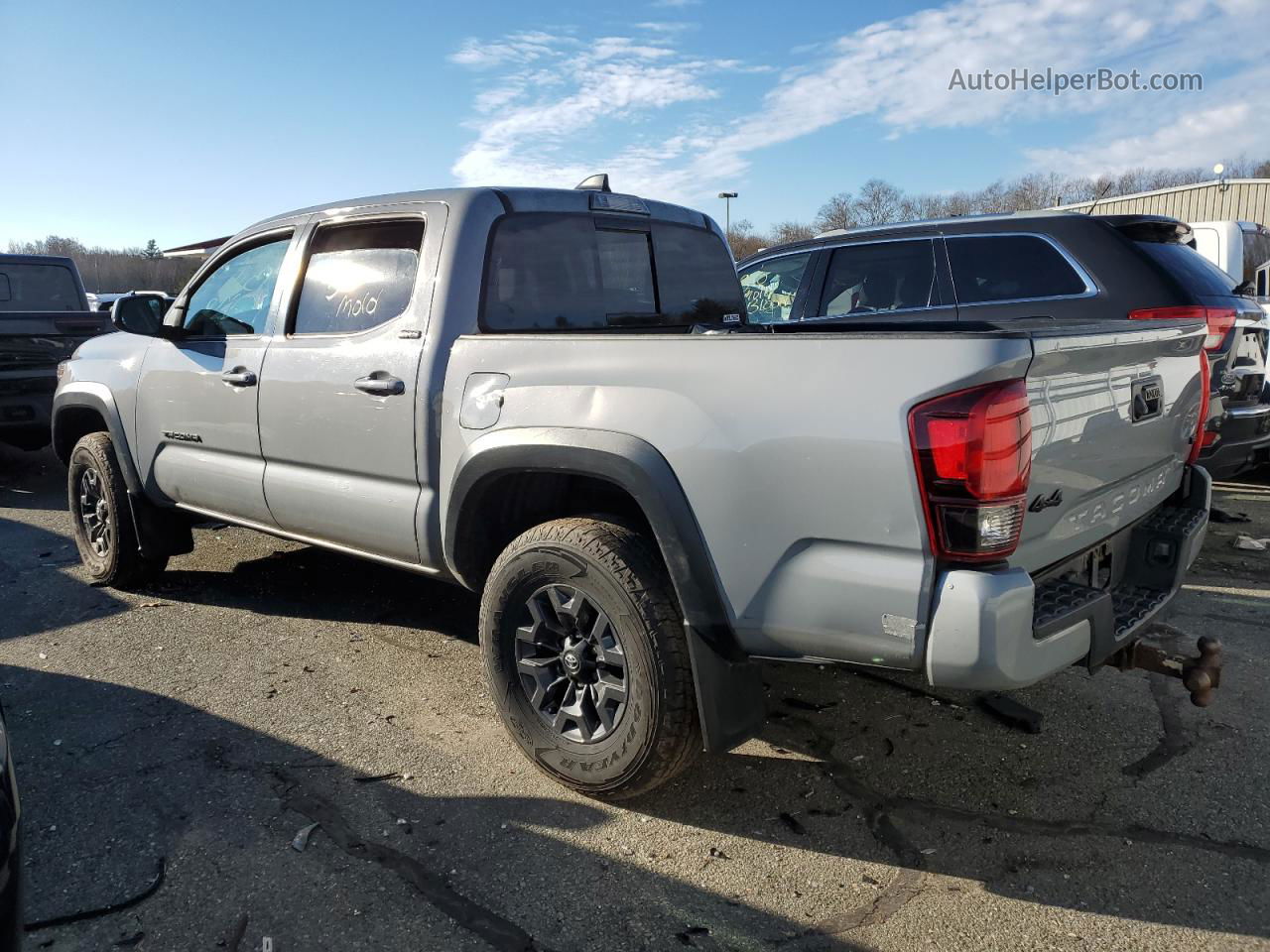 2021 Toyota Tacoma Double Cab Серый vin: 3TYCZ5AN2MT023622