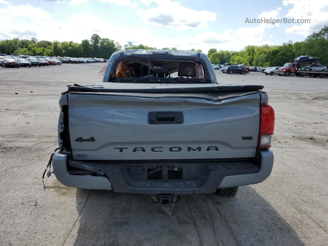 2021 Toyota Tacoma Double Cab Blue vin: 3TYCZ5AN2MT043045