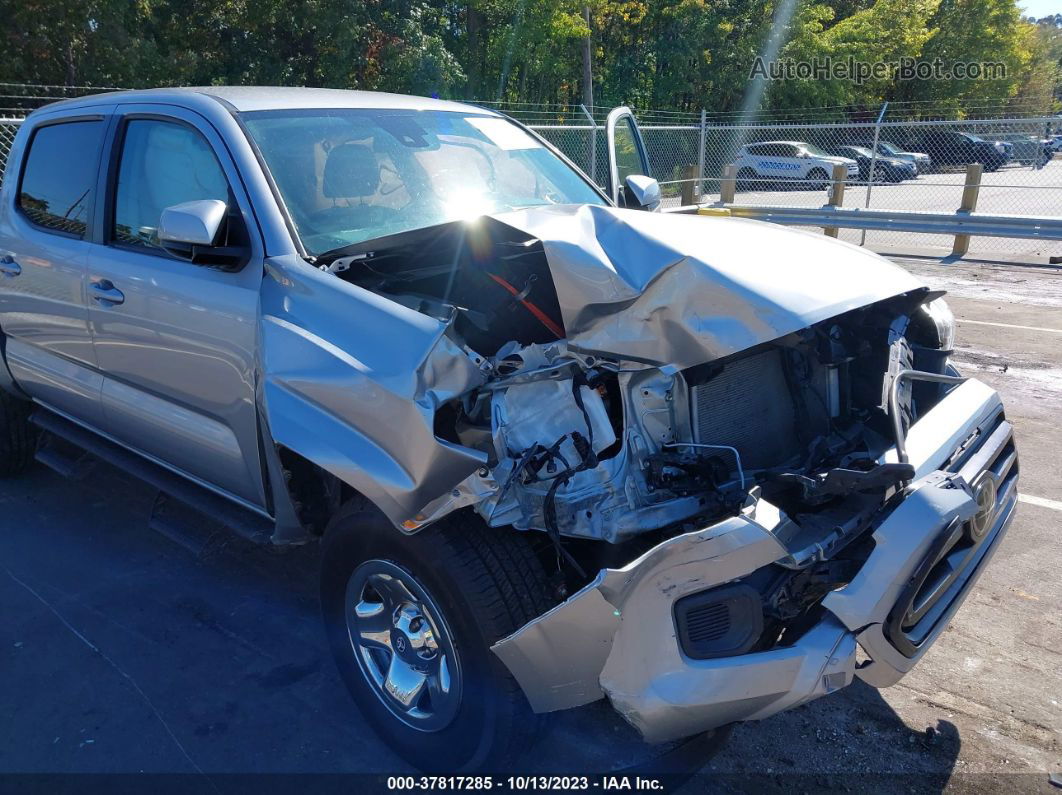 2021 Toyota Tacoma 4wd Sr/sr5/trd Sport Silver vin: 3TYCZ5AN4MT013271