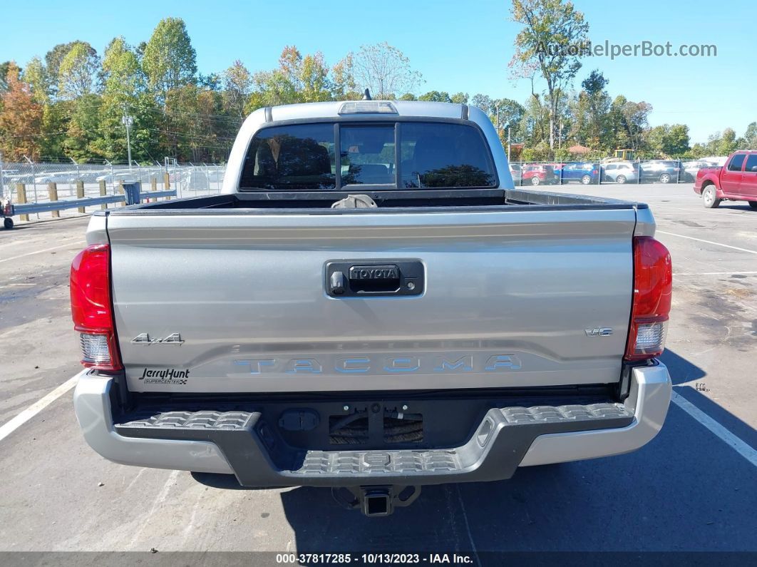 2021 Toyota Tacoma 4wd Sr/sr5/trd Sport Silver vin: 3TYCZ5AN4MT013271