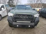 2021 Toyota Tacoma Double Cab Зеленый vin: 3TYCZ5AN4MT021855