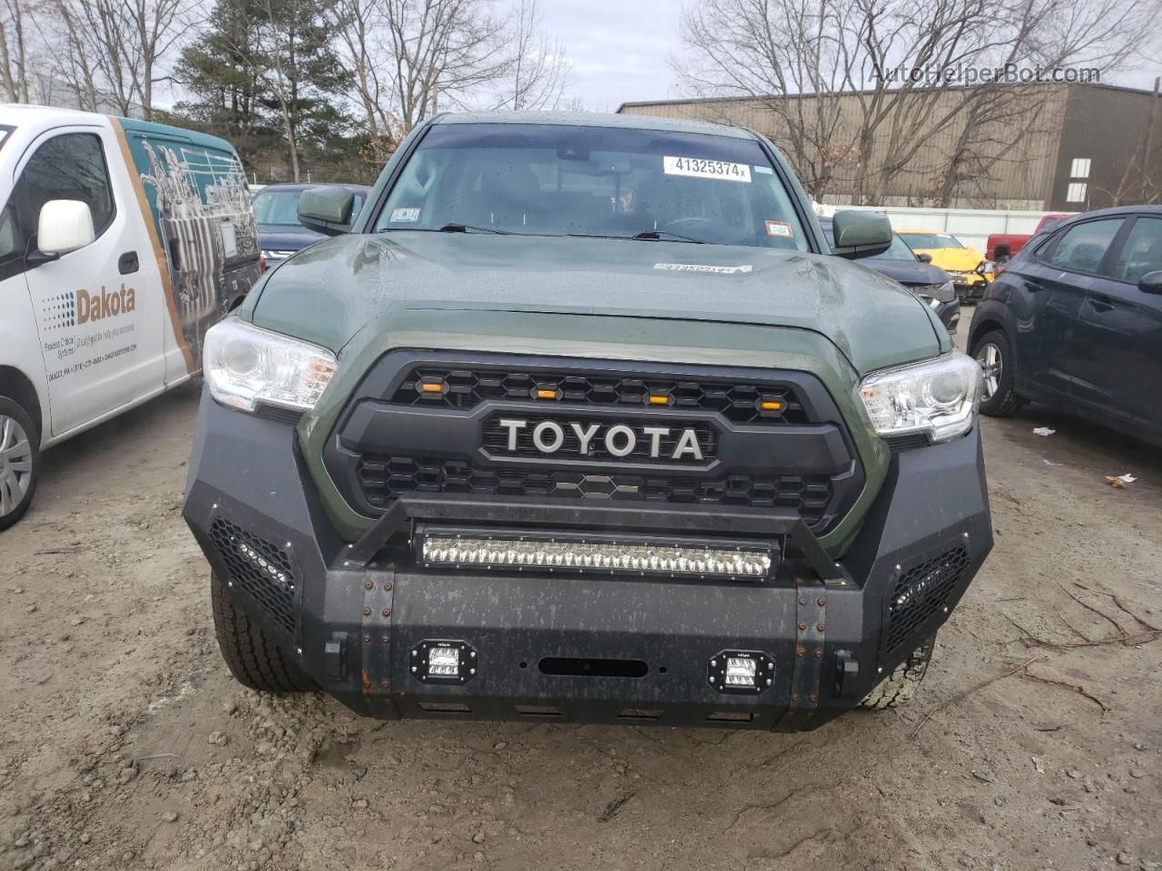 2021 Toyota Tacoma Double Cab Green vin: 3TYCZ5AN4MT021855