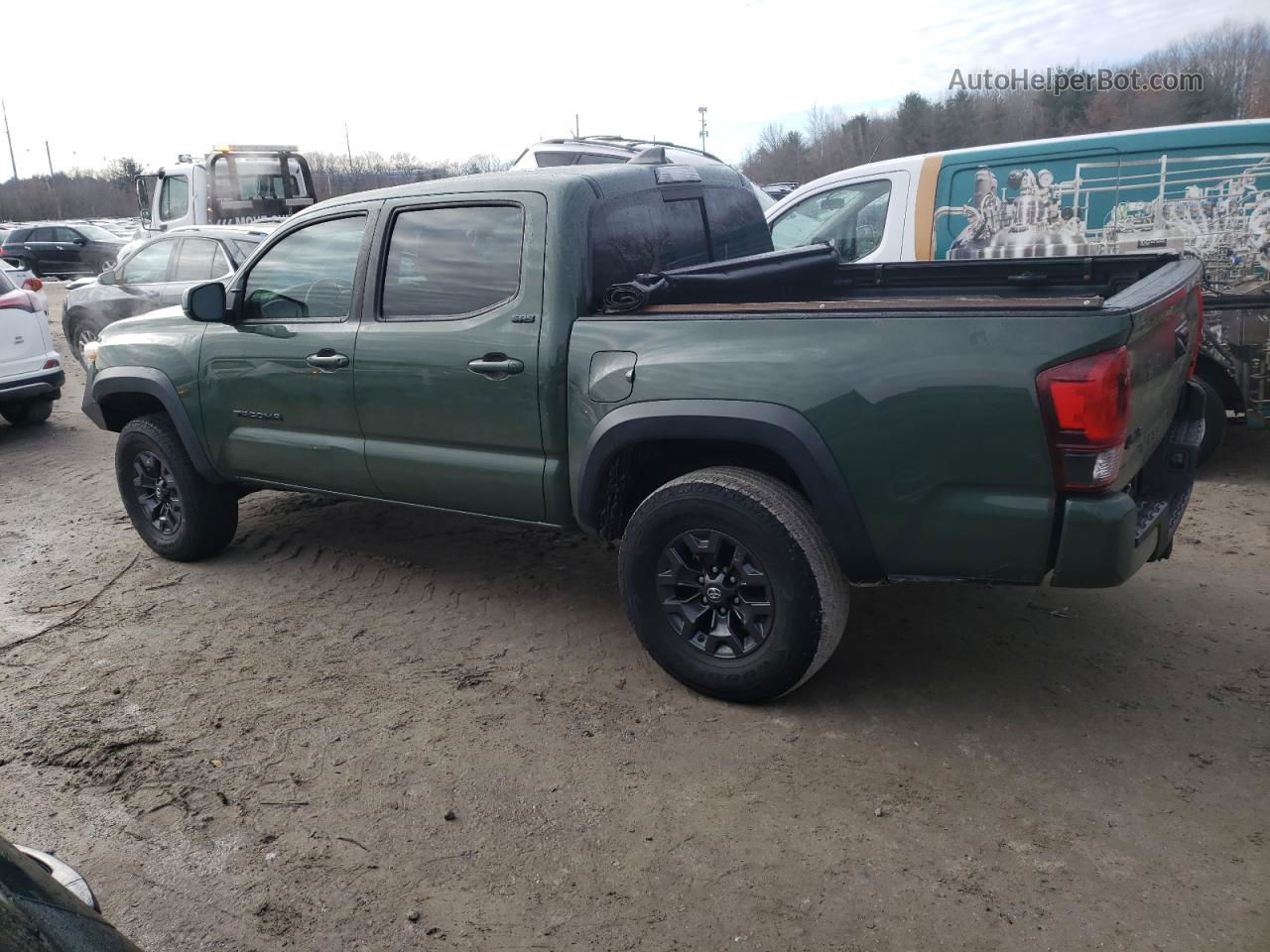 2021 Toyota Tacoma Double Cab Green vin: 3TYCZ5AN4MT021855