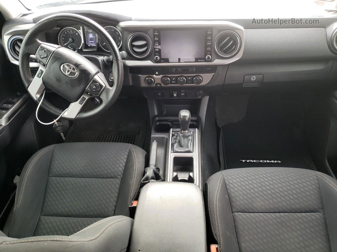 2021 Toyota Tacoma Double Cab Зеленый vin: 3TYCZ5AN4MT021855