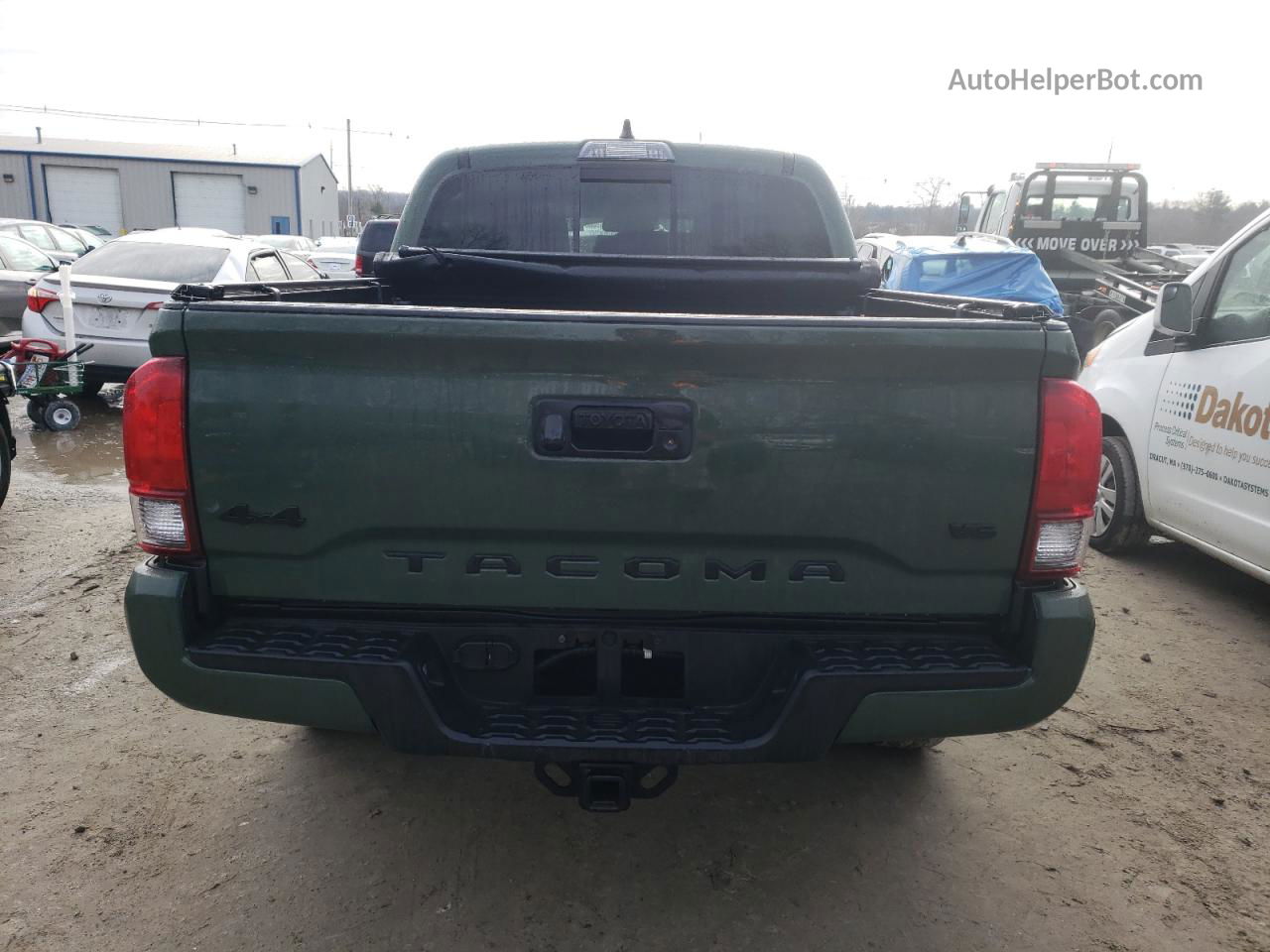 2021 Toyota Tacoma Double Cab Green vin: 3TYCZ5AN4MT021855