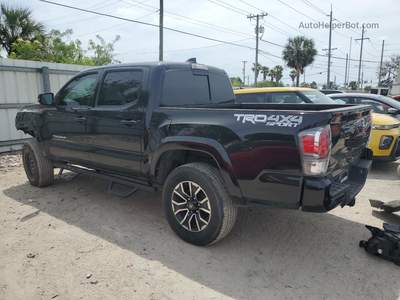 2021 Toyota Tacoma Double Cab Черный vin: 3TYCZ5AN4MT025954