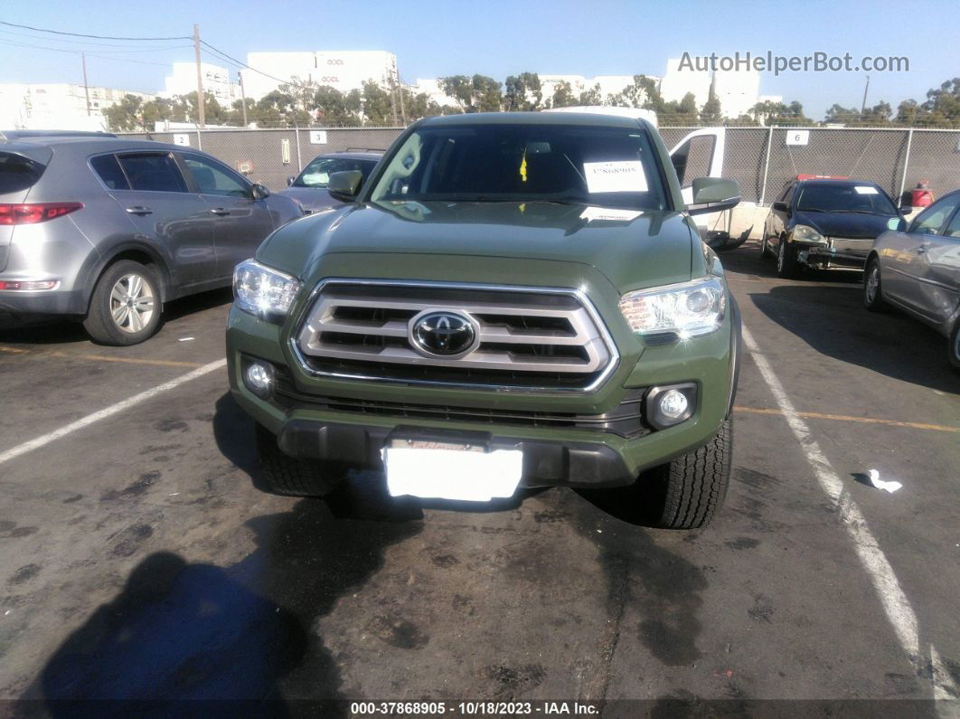 2021 Toyota Tacoma Sr5 V6 Зеленый vin: 3TYCZ5AN5MT021184