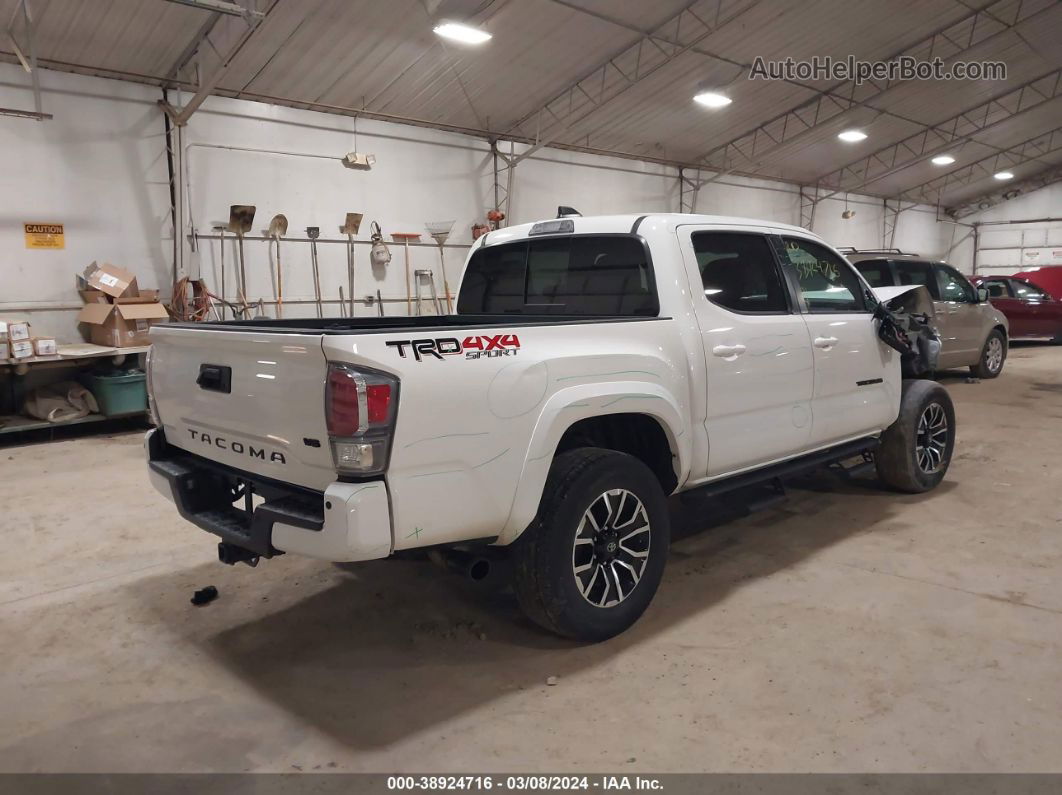 2021 Toyota Tacoma Trd Sport White vin: 3TYCZ5AN5MT027213