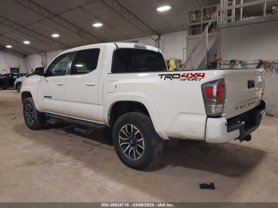 2021 Toyota Tacoma Trd Sport White vin: 3TYCZ5AN5MT027213