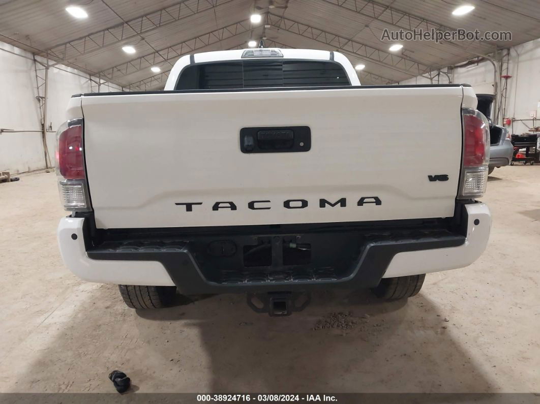 2021 Toyota Tacoma Trd Sport White vin: 3TYCZ5AN5MT027213