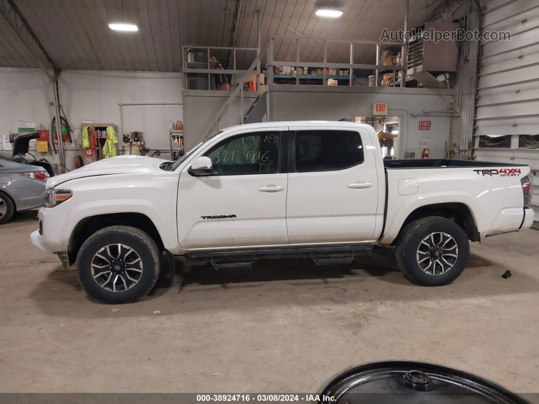 2021 Toyota Tacoma Trd Sport Белый vin: 3TYCZ5AN5MT027213